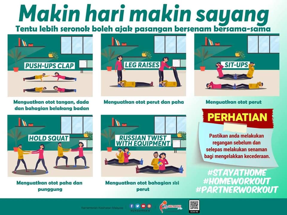 Bersenam bersama keluarga